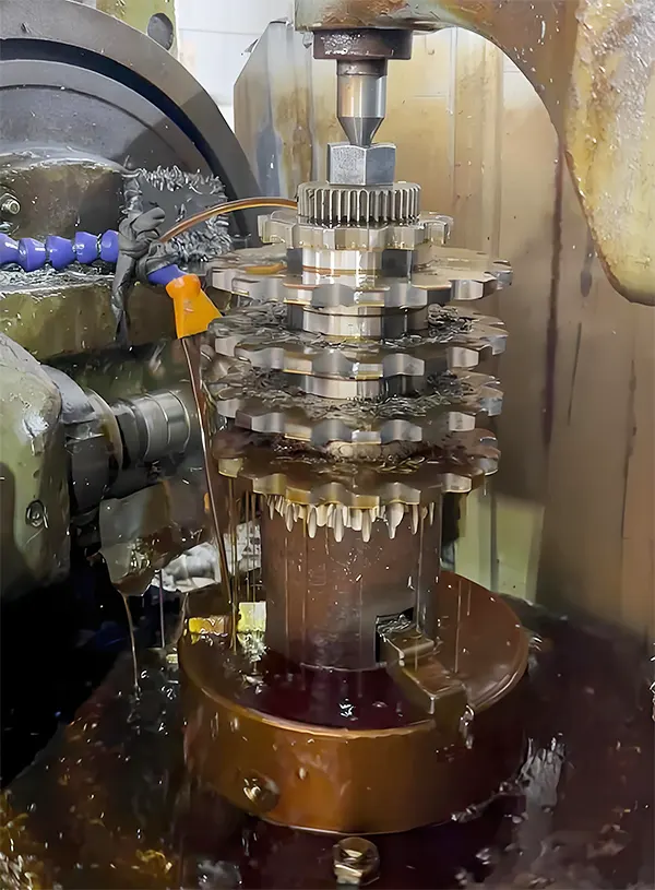 ANSI and BS standard sprocket manufacturing — precision CNC tooth profiling for specialty harvester applications