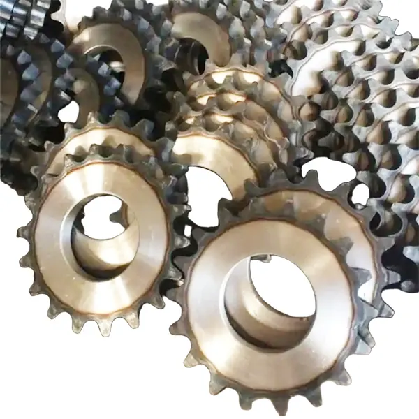 Precision ground sprockets for vineyard pre-pruner blade synchronisation drives — ISO 606 tooth form with verified hub face runout