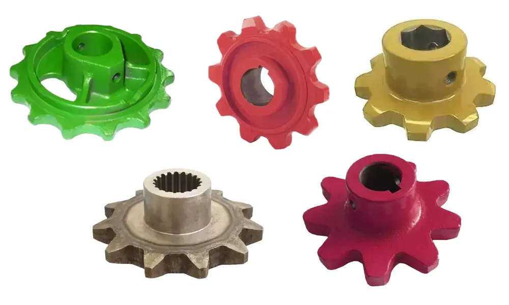 316 stainless steel and marine-grade nylon sprockets for aquaculture automatic feeder systems in Tasmanian salmon farms and coastal oyster operations