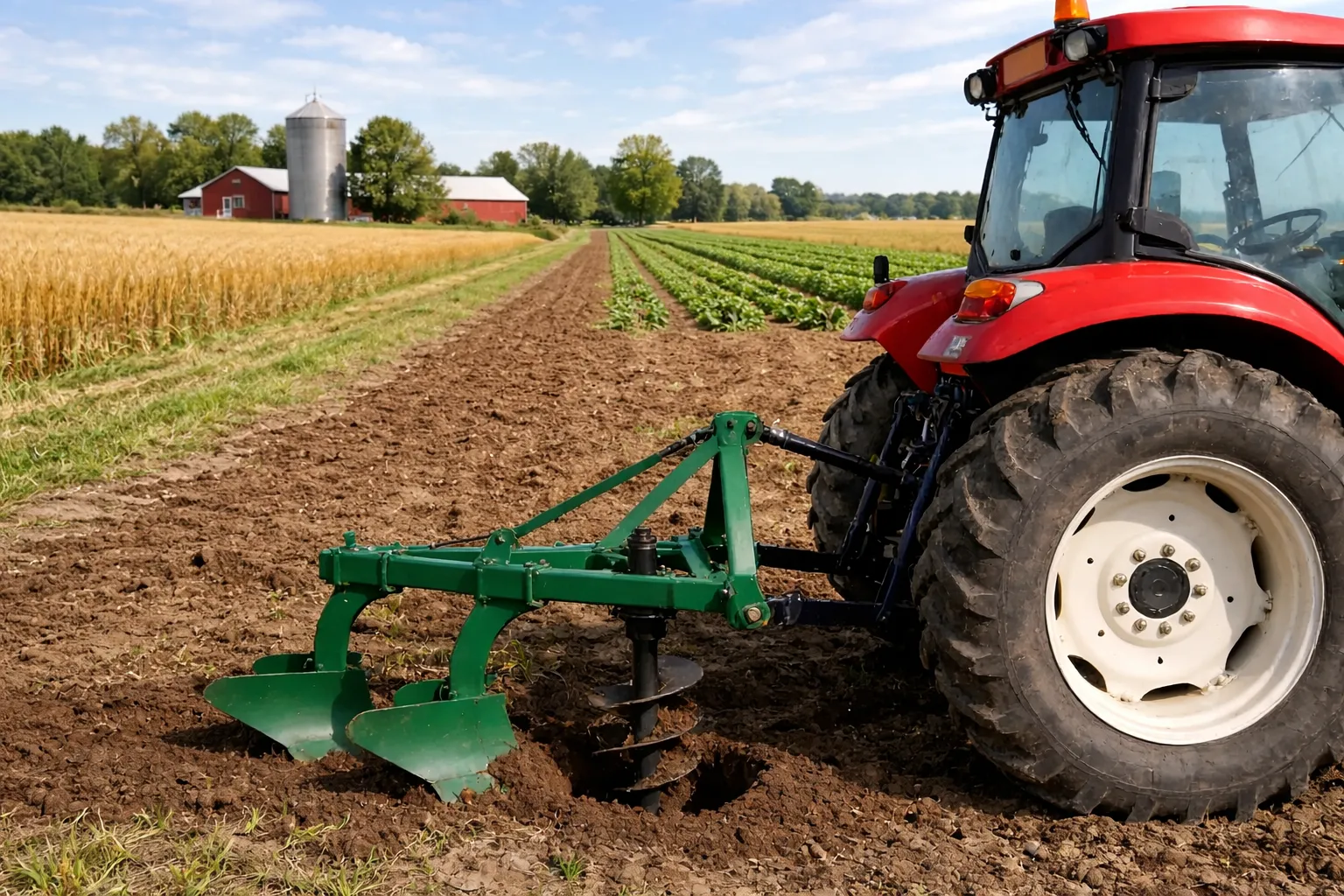 Remote Australian agricultural machinery operation — cotton picker and specialty equipment requiring reliable remote-location parts supply